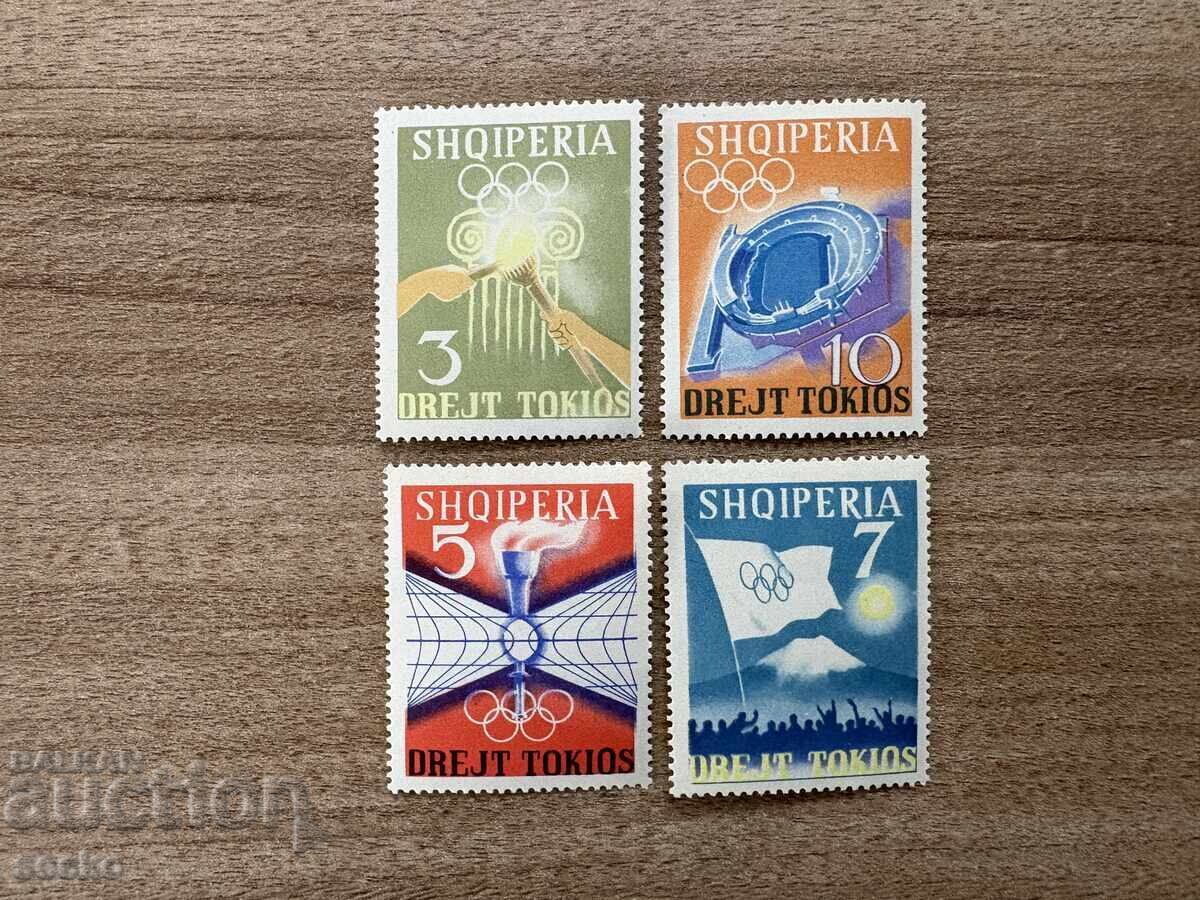 Албания - Олимпийски игри - Токио, Япония (1964) MNH