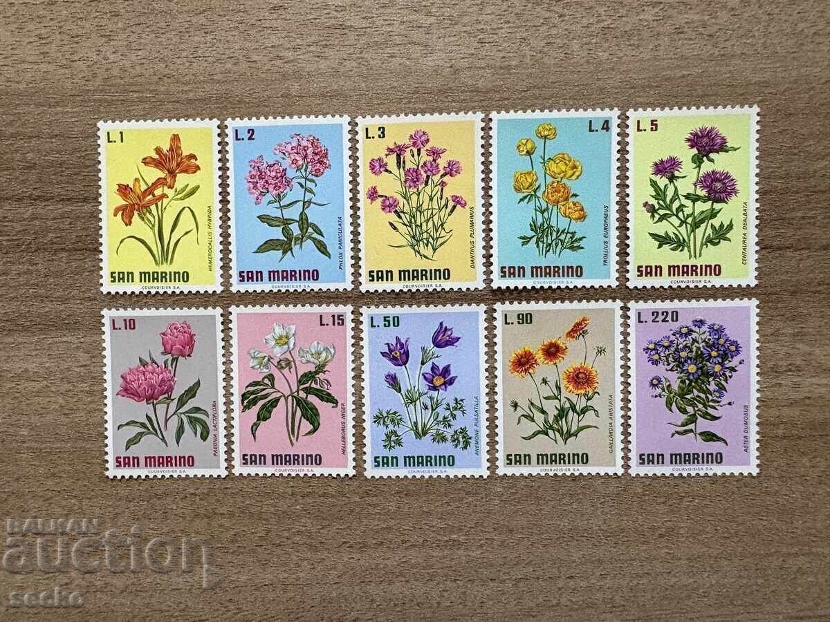 Сан Марино - Цветя (1971) MNH Сан Марино - Цветя (1971) MNH
