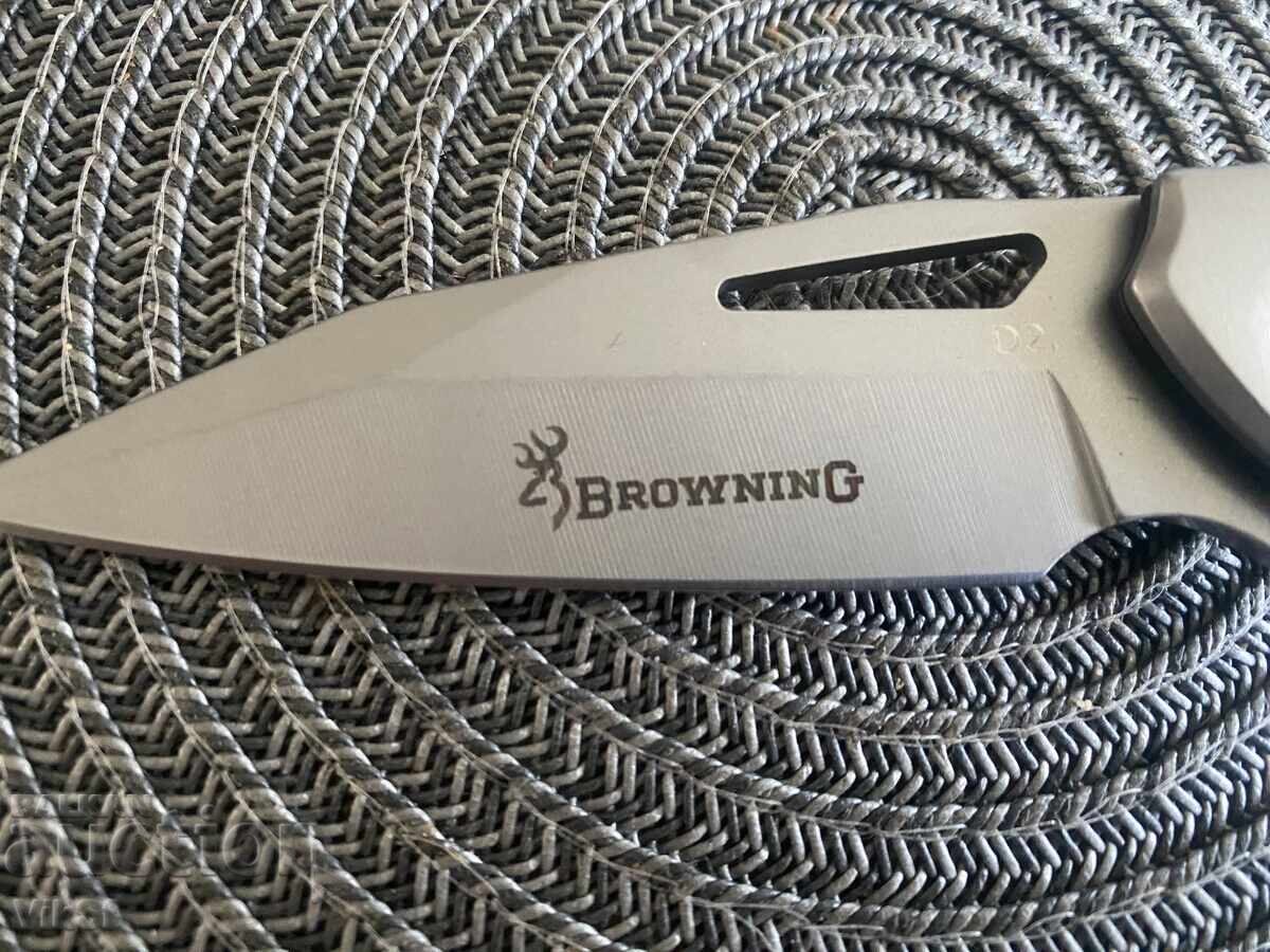 Auction  Browning folding knife (semi-automatic) 90x210