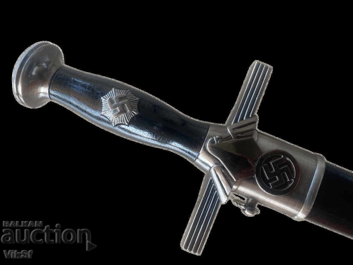 Dagger /Third Reich swastika/ + Eagle on the crossguard - 330x500 with price € 40.25 | 78.72 BGN Dagger /Third Reich swastika/ + Eagle on the crossguard - 330x500 with price € 40.25 | 78.72 BGN