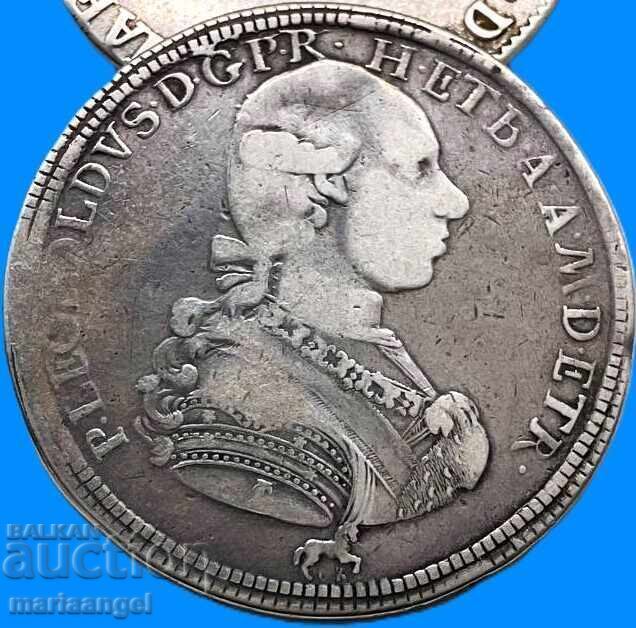 Francescone 1789 Ιταλία 10 paoli 26,6g Pietro Leopoldo RR