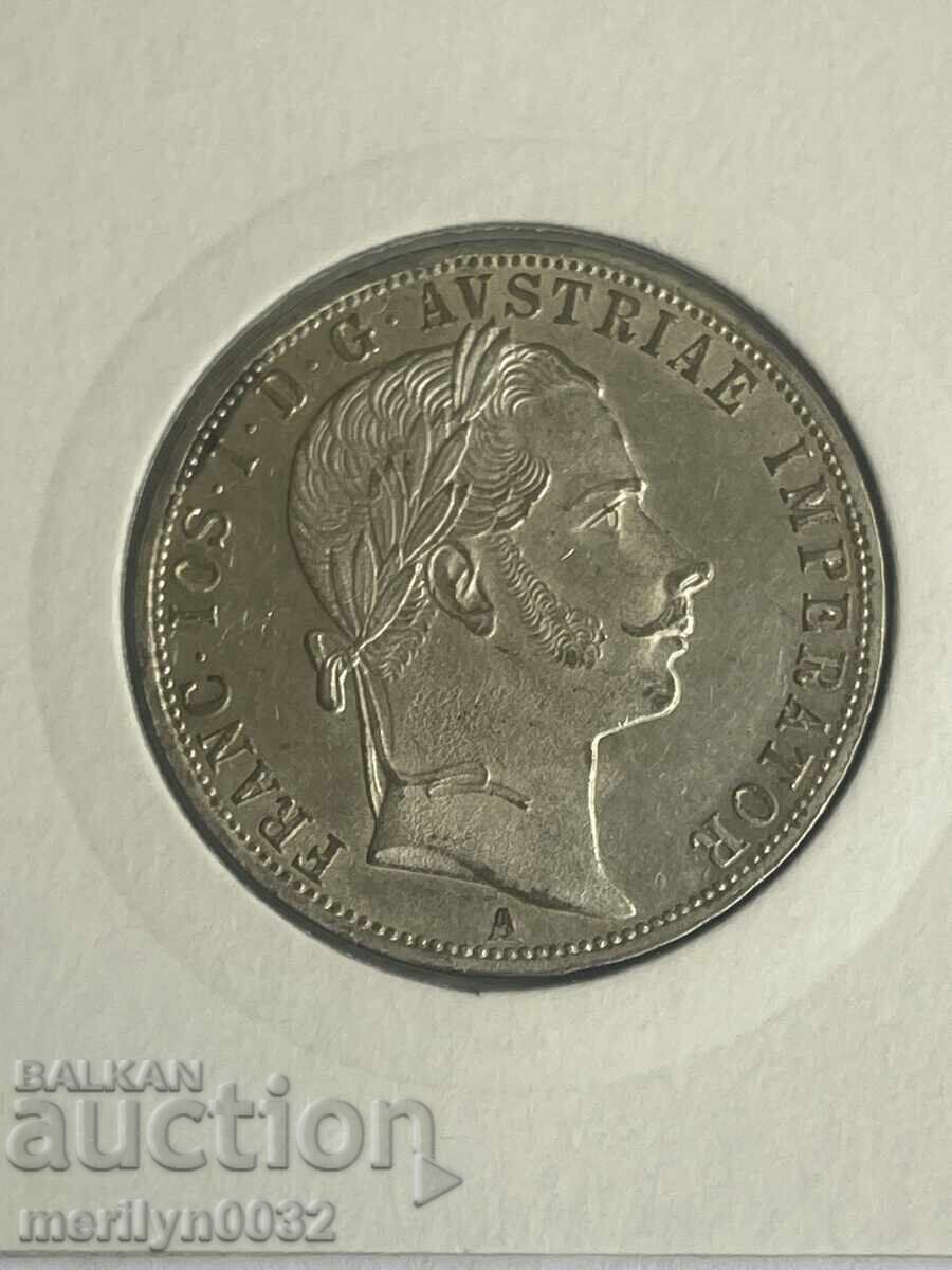 Монета 1 флорин 1859 година сребро Австро-Унгария XF-Unc с цена € 69.54 | 136.01 лв.