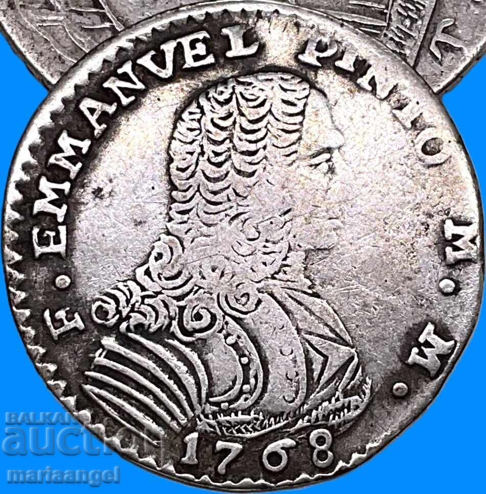 Licitație Malta 4 Tari 1768 Maestru Emanuel Pinto - rar Licitație Malta 4 Tari 1768 Maestru Emanuel Pinto - rar