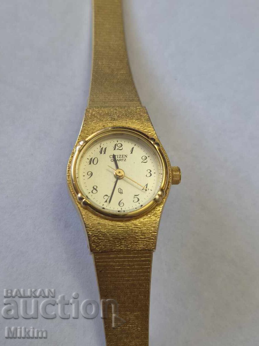 Позлатен часовник Citizen