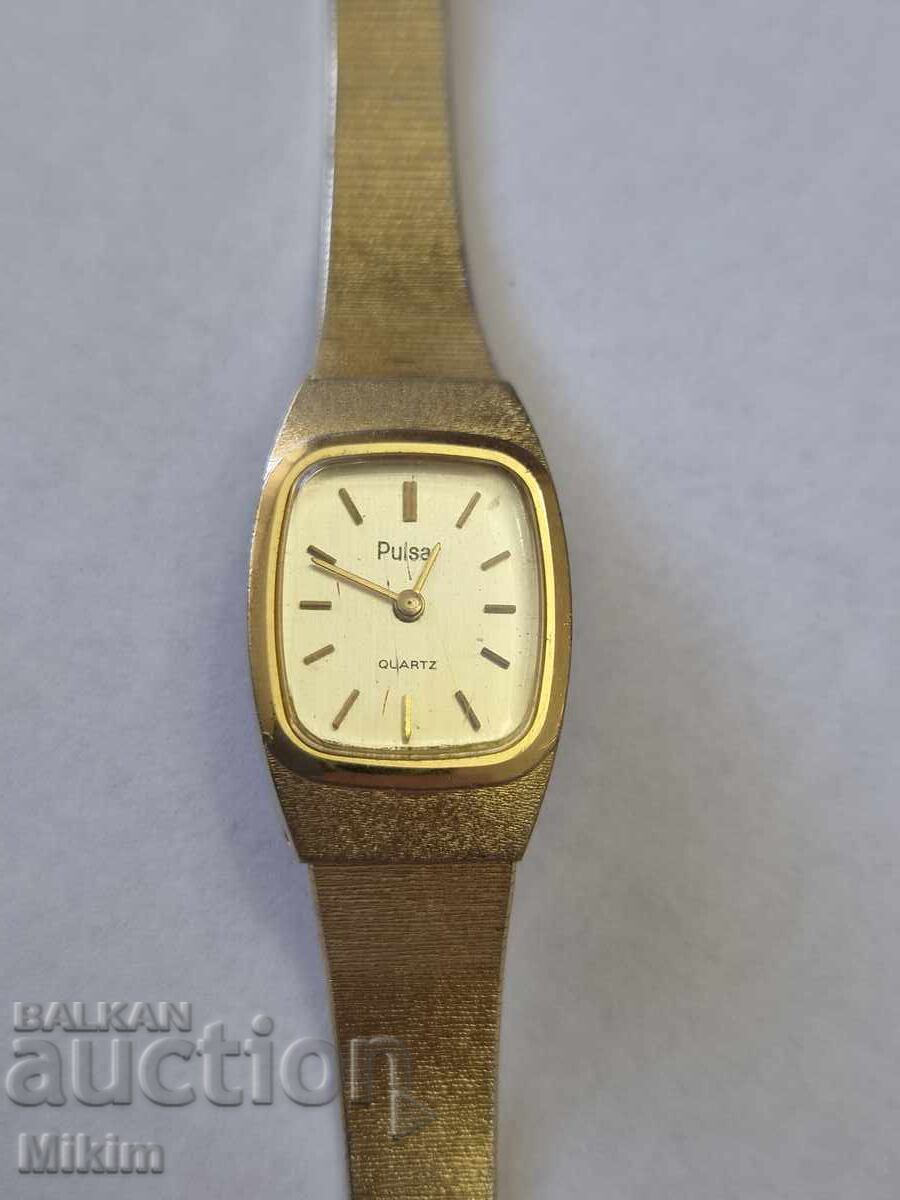Gold-plated Pulsar watch