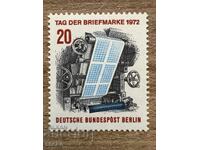 Berlin - Ziua Timbrului Poștal (1972) MNH