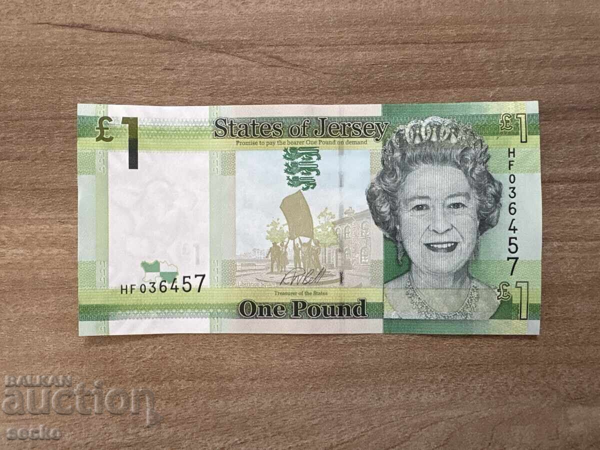 Jersey - 1 liră (2018) UNC