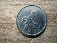 Seychelles - 25 cenți (1977)