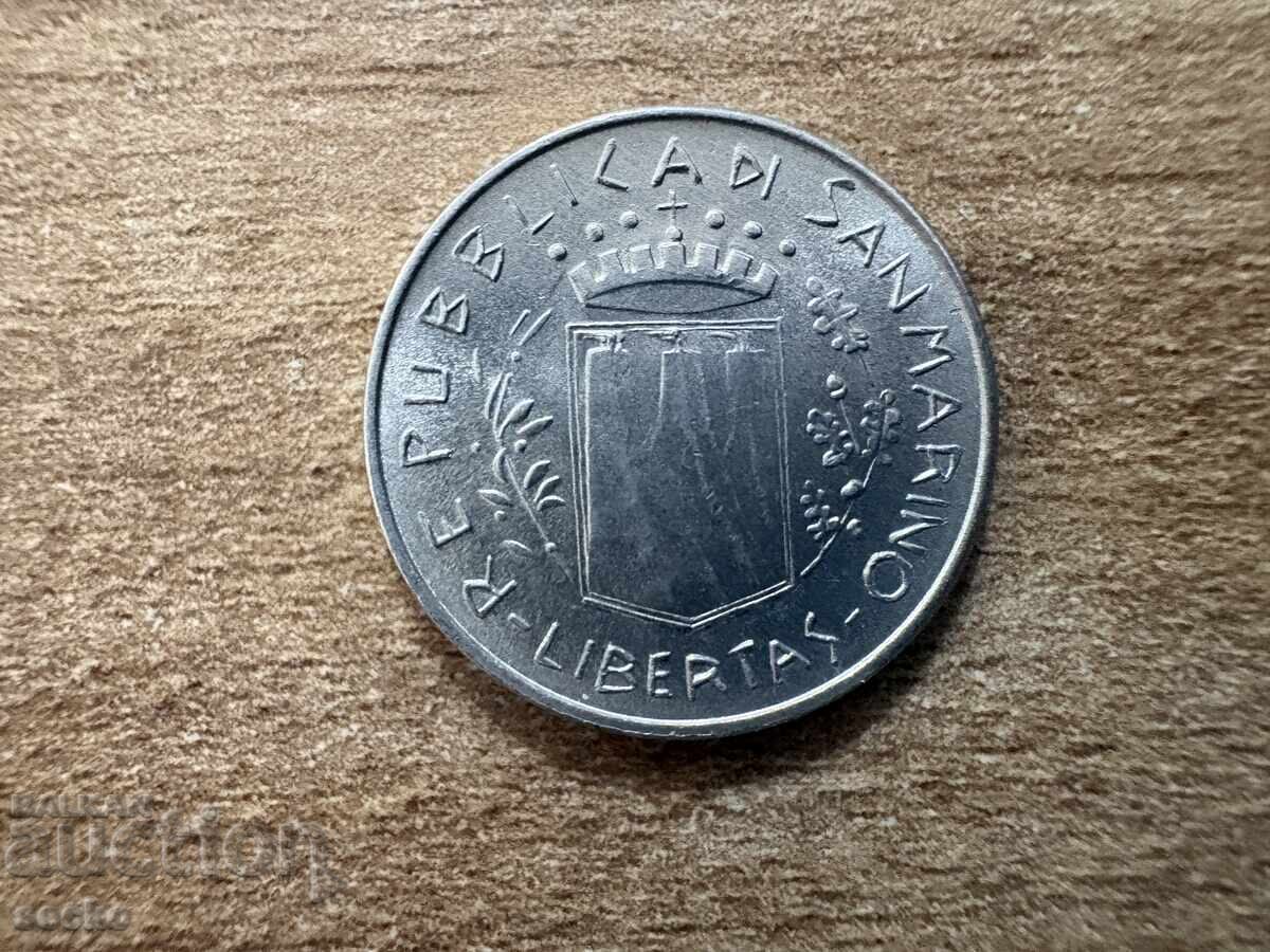 San Marino - 2 Lire (1981) - Peace with price € 1.50 | 2.93 BGN