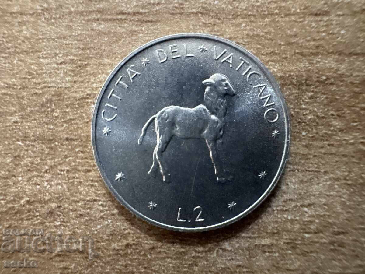 Vatican - 2 lire (1973)