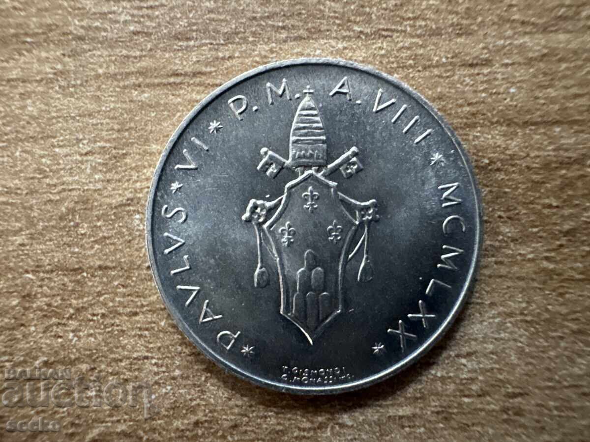 Vatican - 5 lire (1970) cu preț € 1.30 | 2.54 BGN