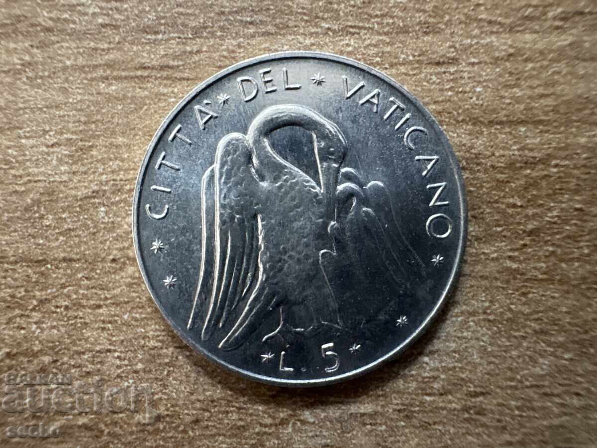 Vatican - 5 lire (1970)