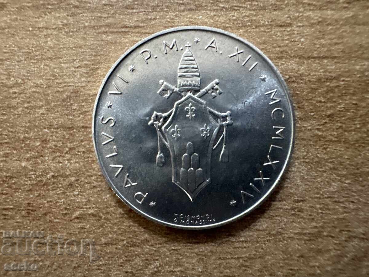 Vatican City - 10 Lire (1974) with price € 1.90 | 3.72 BGN