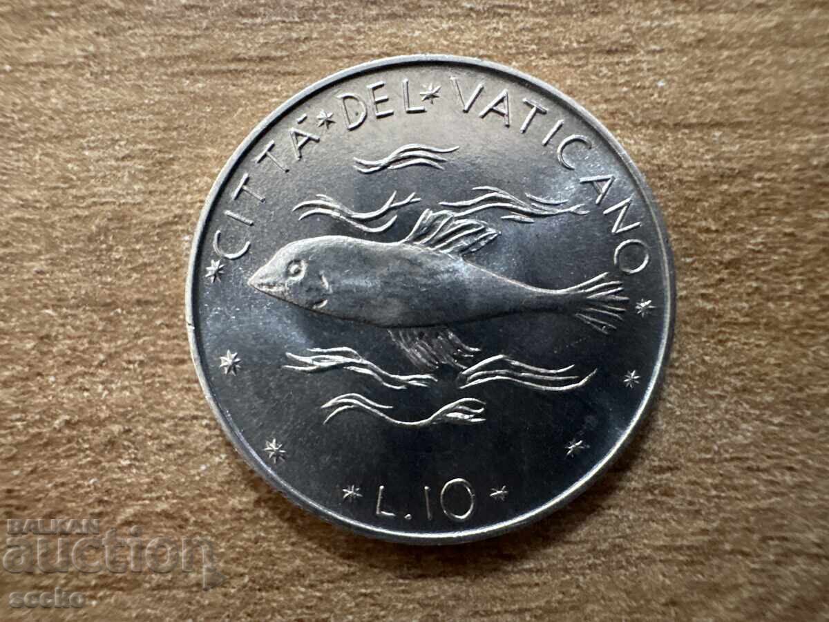 Vatican City - 10 Lire (1974)