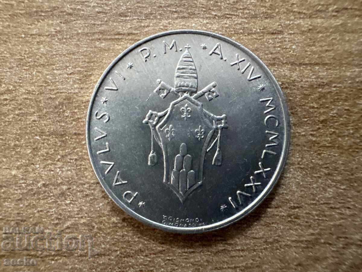Vatican City - 10 Lire (1976) with price € 1.65 | 3.23 BGN