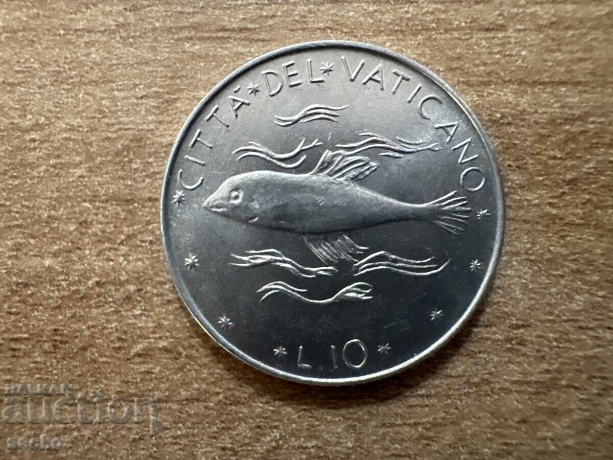 Vatican City - 10 Lire (1976)