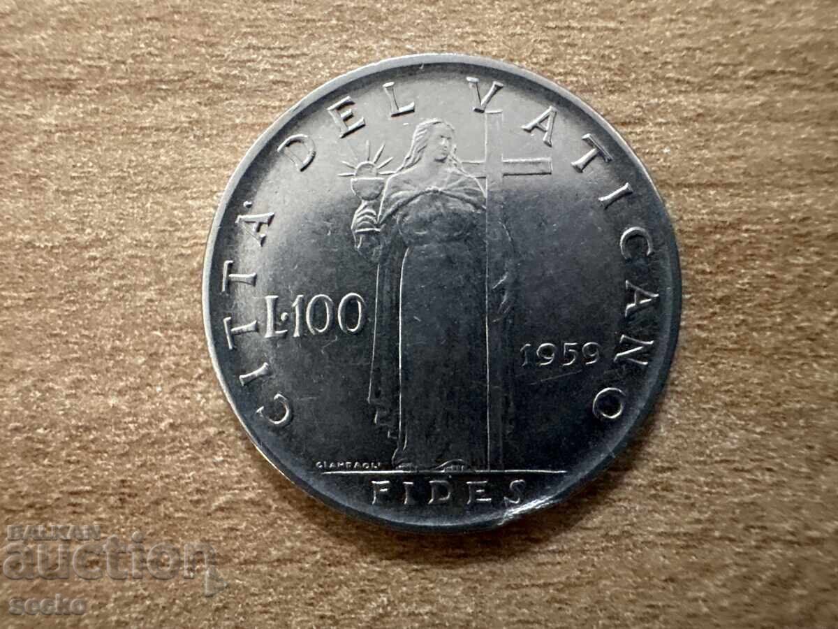Vatican - 100 Lire (1959)