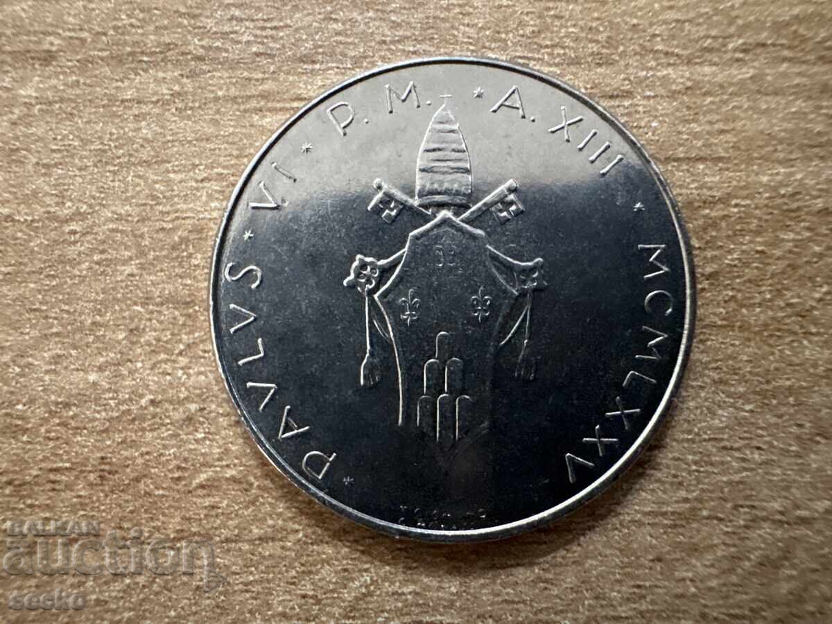 Vatican - 100 Lire (1975) with price € 1.45 | 2.84 BGN
