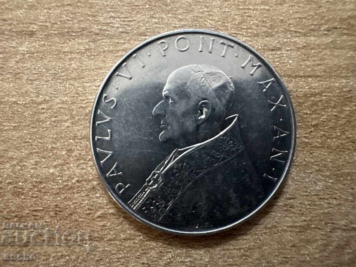 Vatican - 100 lire (1963) cu preț € 1.90 | 3.72 BGN