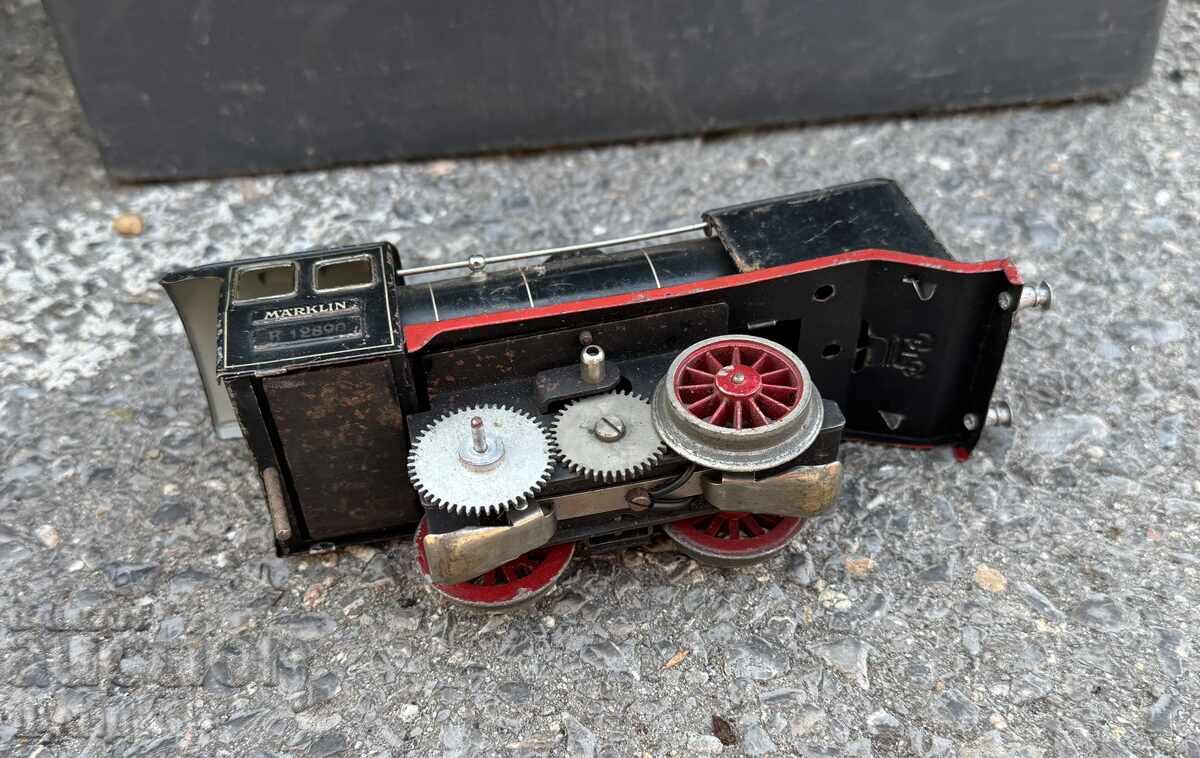 Märklin Old German metal toy train locomotive - 5 Märklin Old German metal toy train locomotive - 5