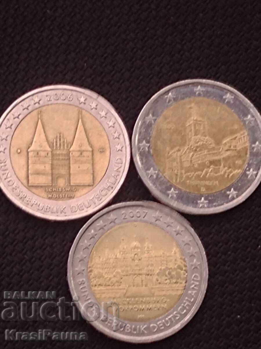 Lot 3 monede Germania, 2006, 07, 22