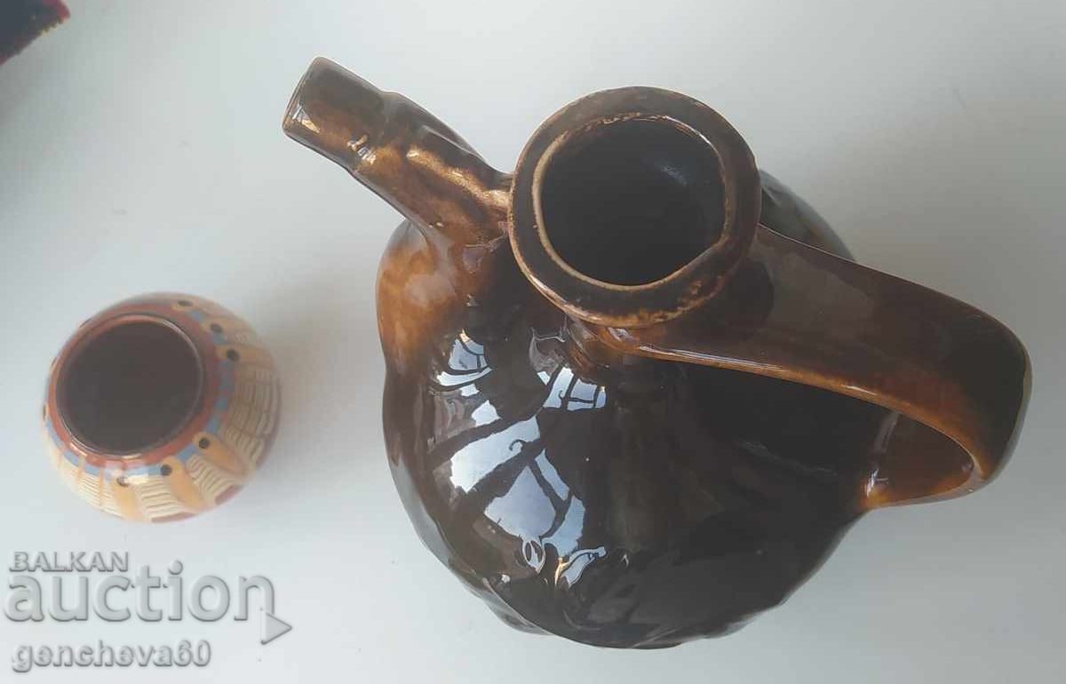 Livrarea Veche cană din ceramică glazurată Livrarea Veche cană din ceramică glazurată