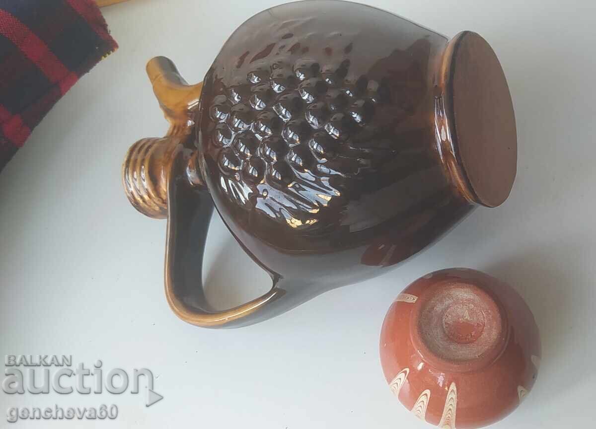 Veche cană din ceramică glazurată - 5 Veche cană din ceramică glazurată - 5