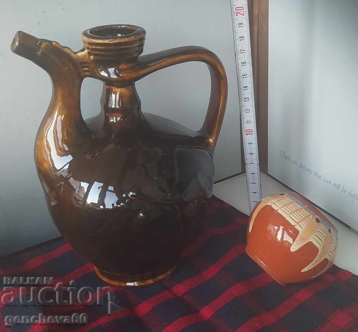 Veche cană din ceramică glazurată - 7 Veche cană din ceramică glazurată - 7