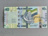 Bancnota - Sierra Leone - 10 Leoni UNC | 2022