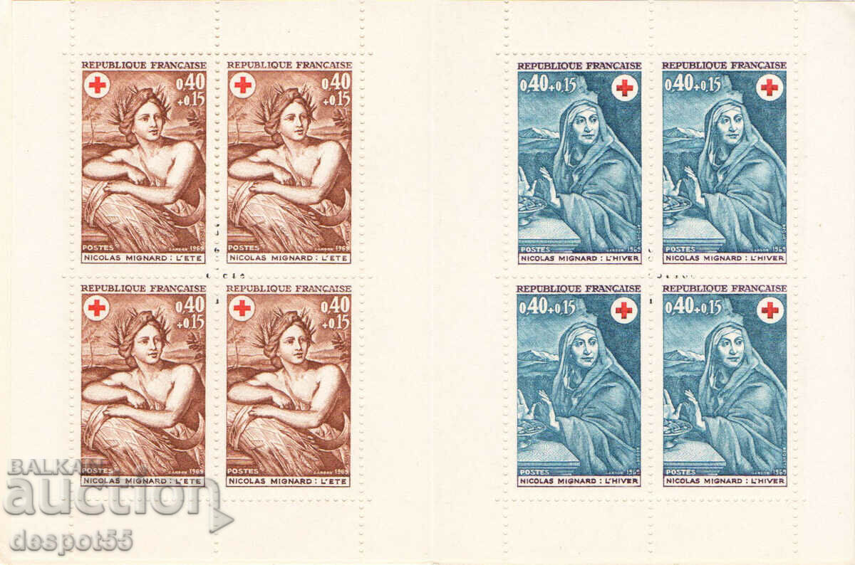 1969. France. Red Cross. Carnet.