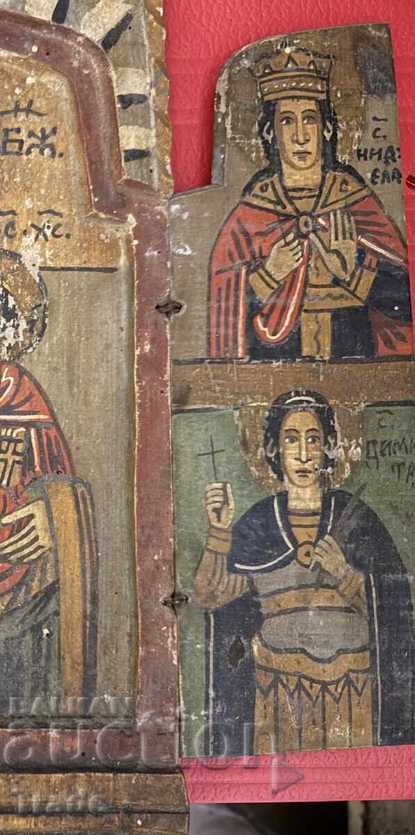 Licitație Triptic iconă din perioada Renașterii bulgare