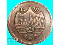 Γερμανία 1 pfennig 1804 Levenstein χάλκινο - σπάνιο νόμισμα