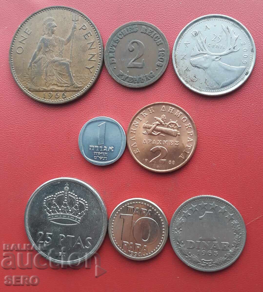 Μικτή παρτίδα 8 νομισμάτων