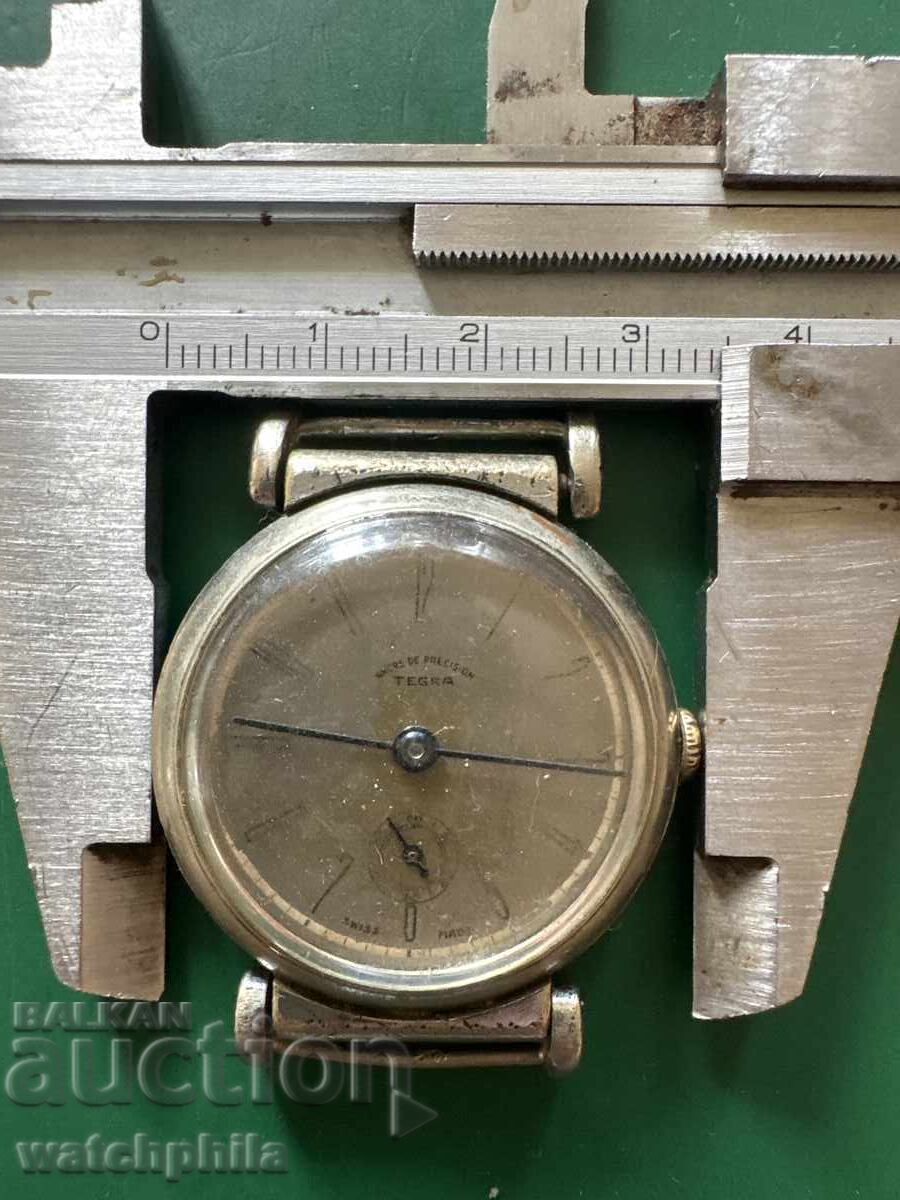 Tegra Crab case σπάνιο ελβετικό ανδρικό ρολόι - 5