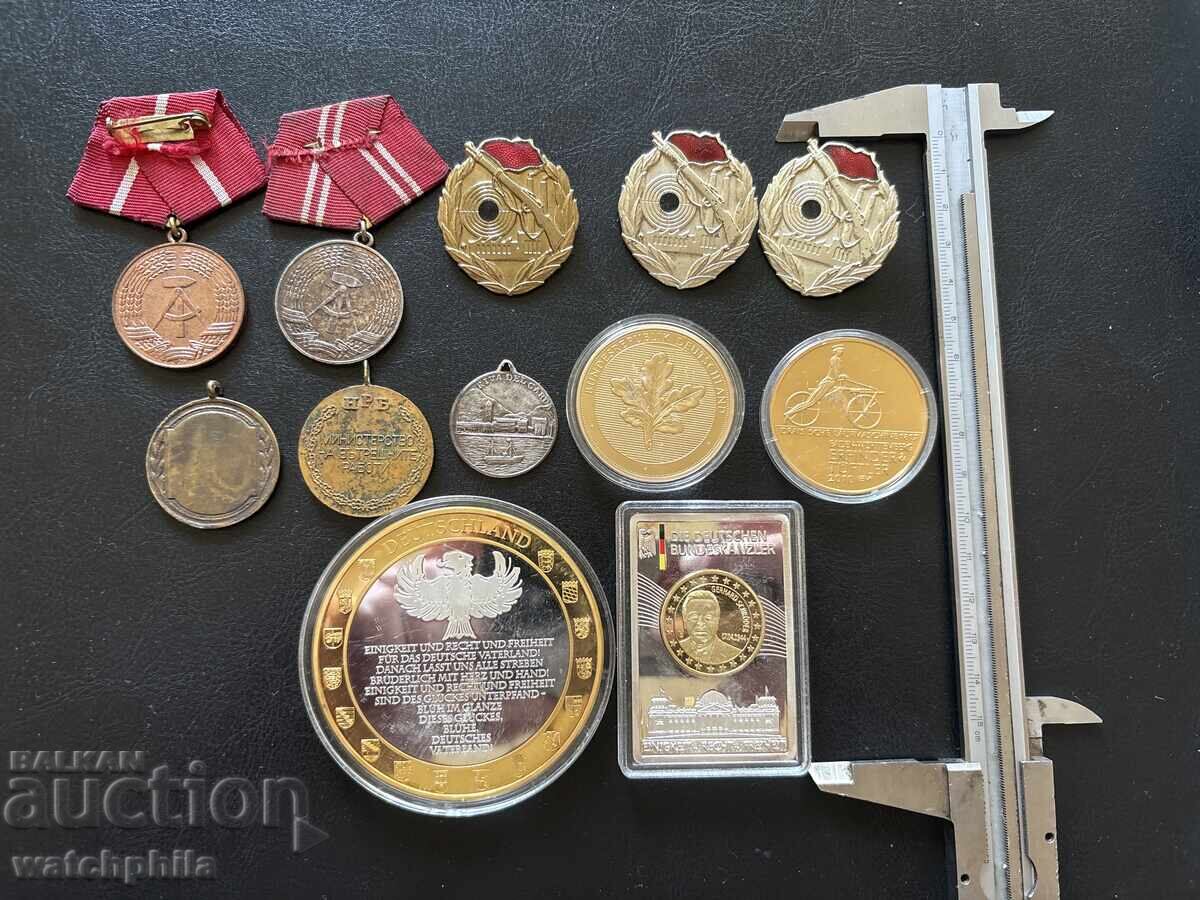 Μετάλλια, πλακέτες και κονκάρδες, παρτίδα 12 τεμ. Διάφορα - 7