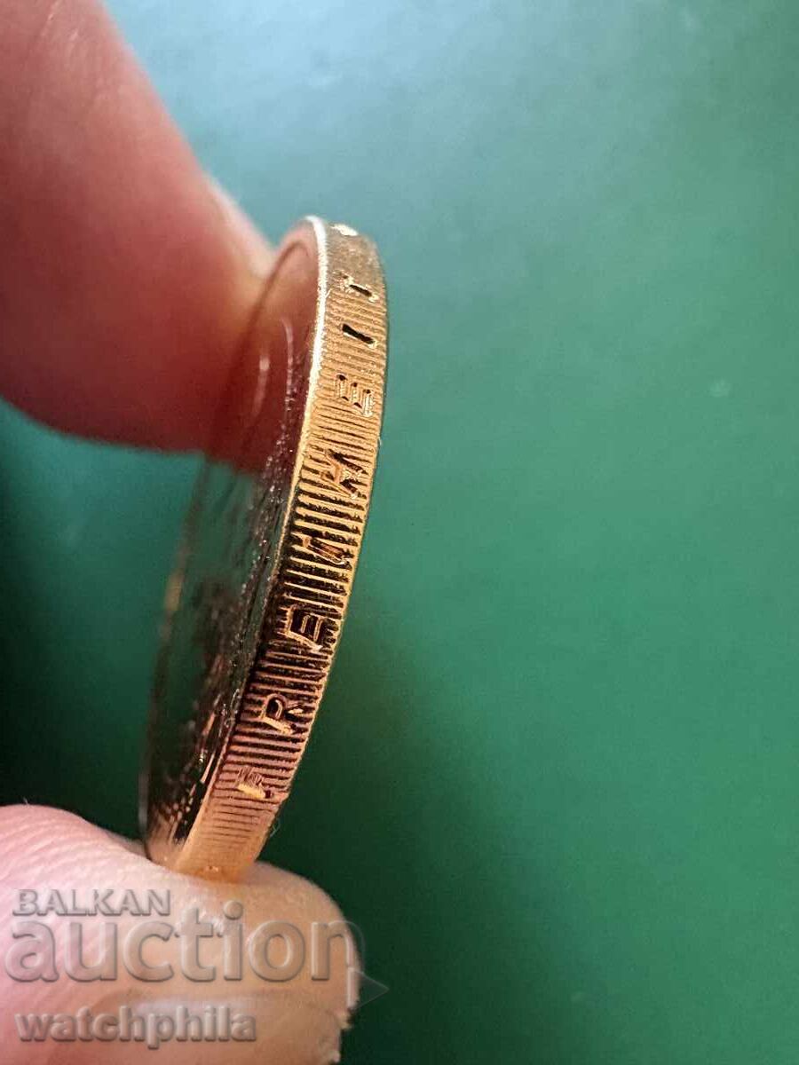 Δημοπρασία 2 Ευρώ 2018 Γερμανία αναμνηστικό, επιχρυσωμένο. Σπάνιο. UNC