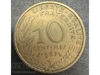 Γαλλία 10 Centimes 1967