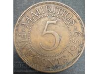 Mauritius 5 Cents 1959