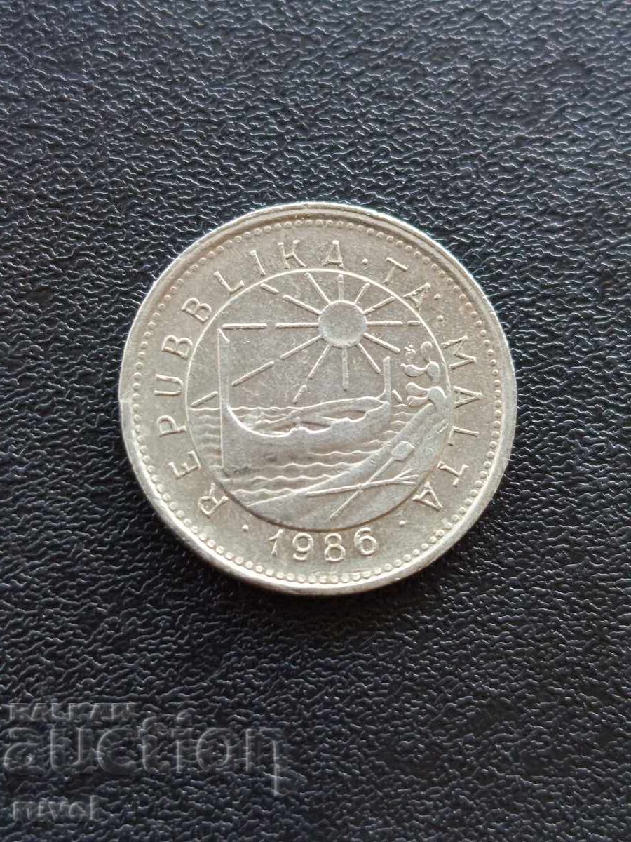 Малта 5 цента, 1986 г. с цена € 0.45 | 0.88 лв. Малта 5 цента, 1986 г. с цена € 0.45 | 0.88 лв.