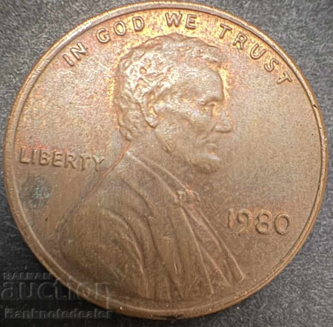 USA 1 Cent 1980 USA 1 Cent 1980