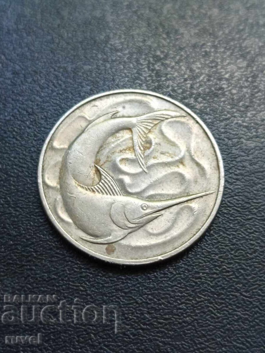Σιγκαπούρη 20 σεντς, 1981 με τιμή € 0.45 | 0.88 BGN Σιγκαπούρη 20 σεντς, 1981 με τιμή € 0.45 | 0.88 BGN