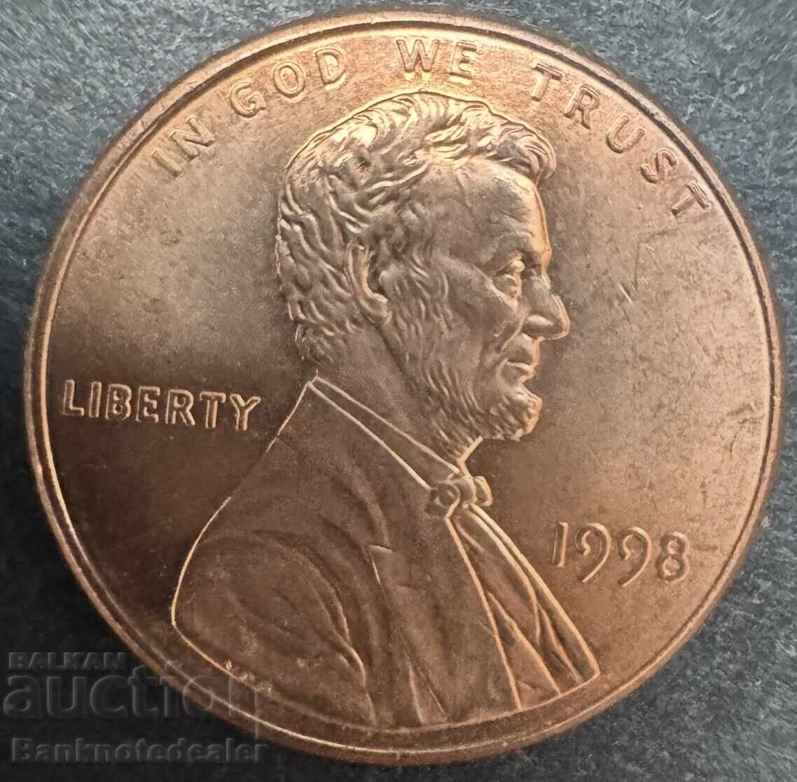 USA 1 Cent  1998