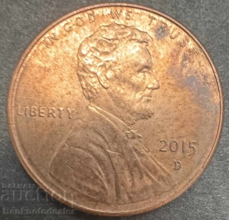 USA 1 Cent 2015D