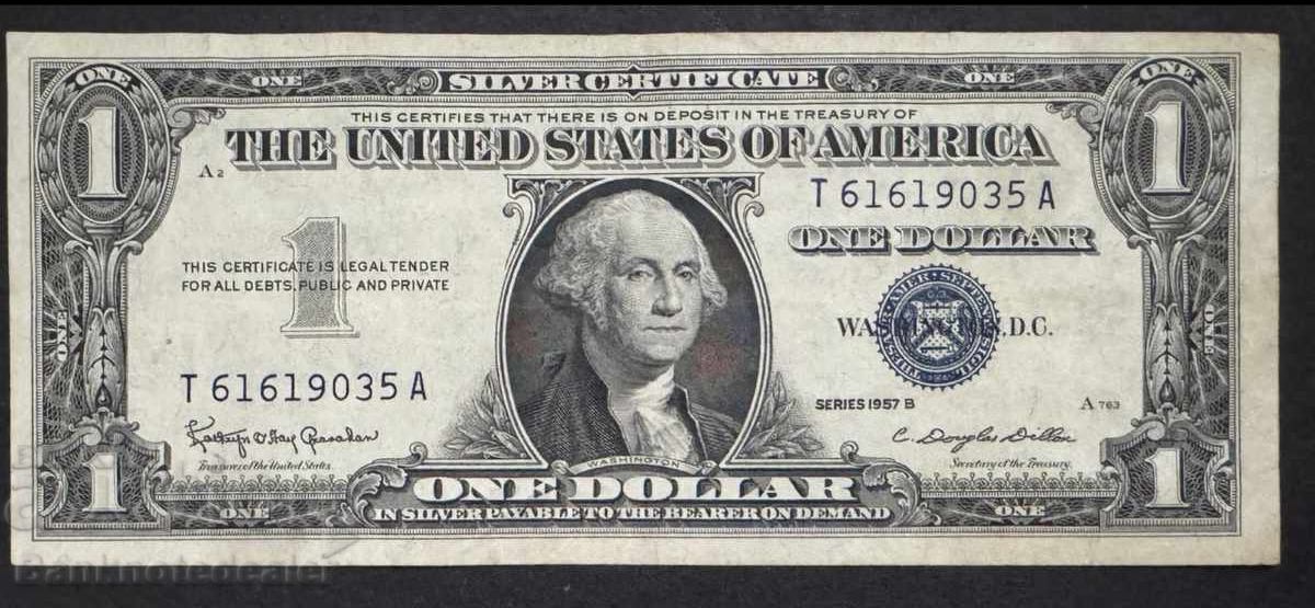 USA 1 Dollar 1957 Ref 9035