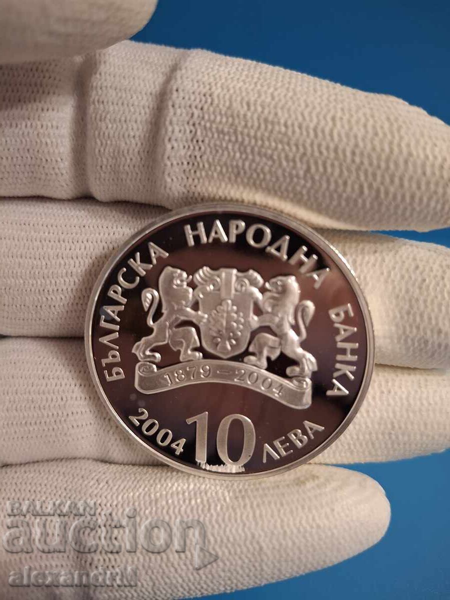 Παράδοση 10 leva, 2004 g. 100 godini Naroden teatŭr „Ivan Vazov”