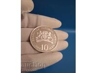 10 leva, 2004 g. 100 ani de la înființarea Teatrului Național „Ivan Vazov”