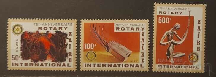 Από 1 σεντ Ζαΐρ/Κονγκό, ΛΔ. 1980 Rotary MNH Από 1 σεντ Ζαΐρ/Κονγκό, ΛΔ. 1980 Rotary MNH