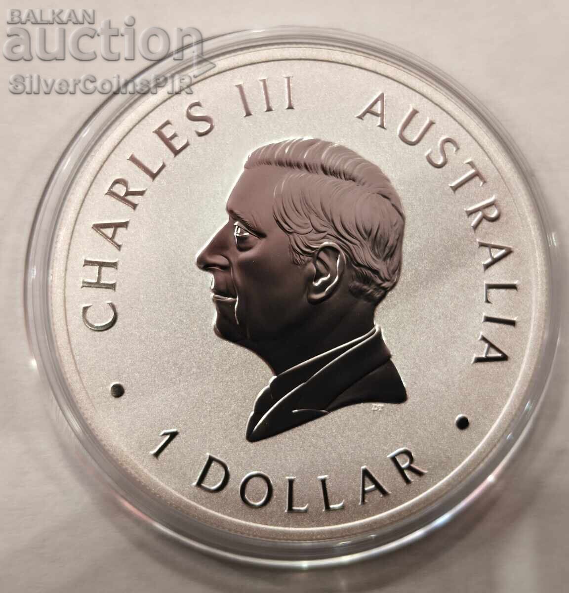 Licitație Argint 1 oz Brumby Cal Australian 2025