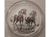 1 oz Silver Brumby Australian Horse 2025