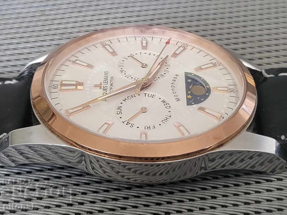 Livrarea Ceas JAQUES LEMANS 1-1901 Moonphase